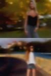 Short dress masturbating man