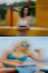 Nude swim wear fight attendant